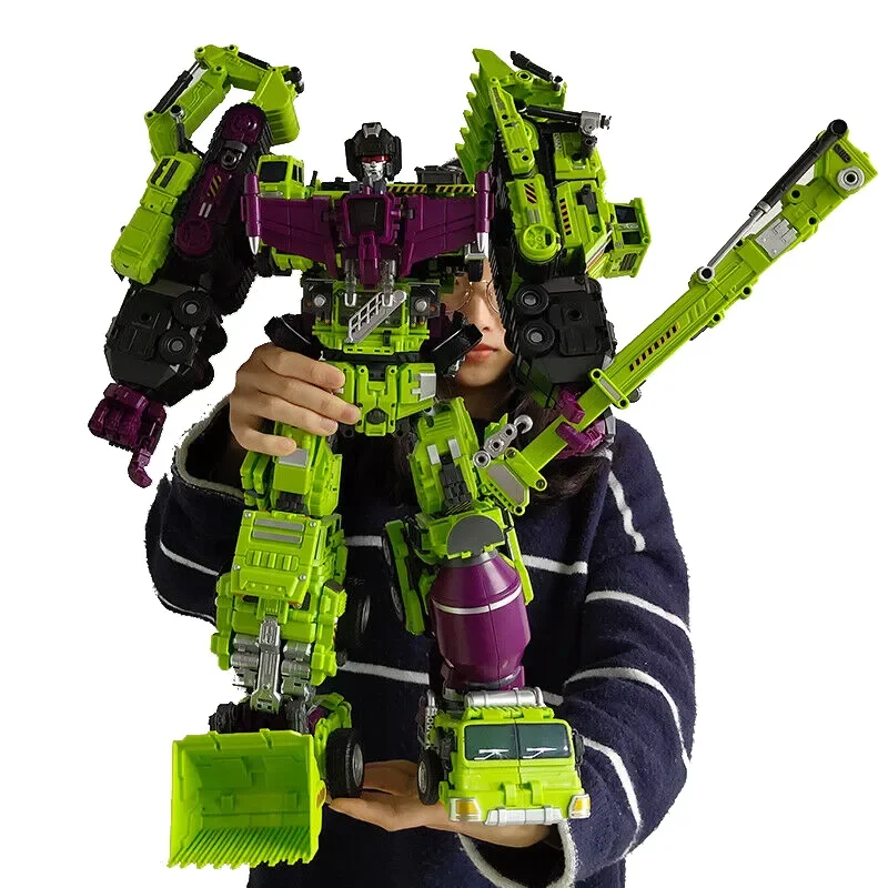 

Devastator Oversize Toy Deformation Transformation Robot NBK 3349 Combiner Action ABS Figures 42cm 6in1 Movie Model Car