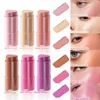 Blush Stick 3 in 1 Makeup Long-Lasting Waterproof Simple High-End Lip Cheek Tint High Pigment Hydrating Pink Blusher Wholesale 2