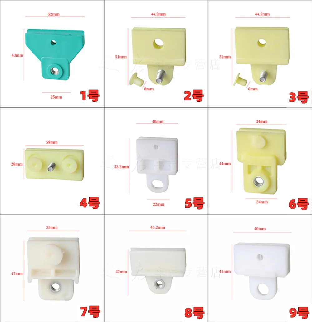 Clip Di Supporto In Vetro Per Regolatore Universale Per Porte E