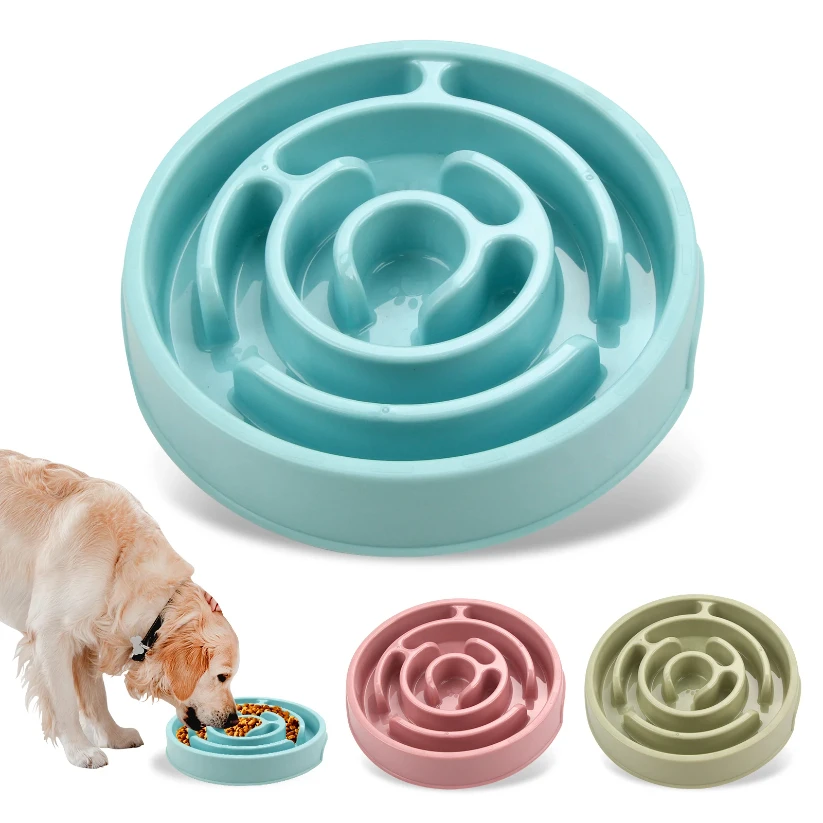 Non-Slip Slow Feeder Dog Bowl 1