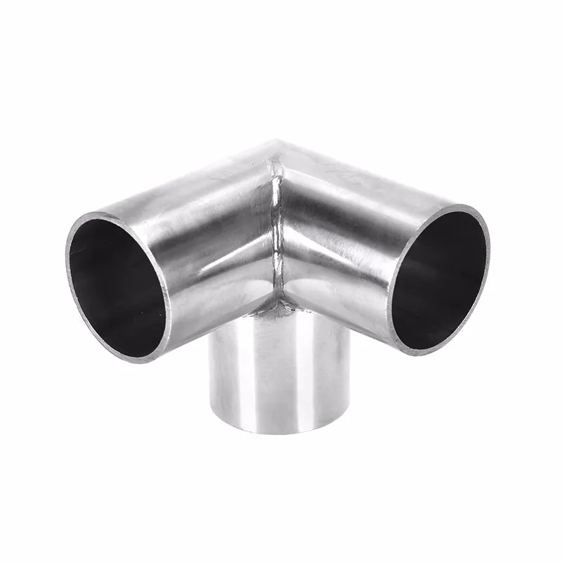 

19/25/32/38/51/63/76/102Mm Right Angle 3 Way Grade Equal Diameter T-shaped Sanitary Pipe Fitting SUS304 Stainless Homebrew