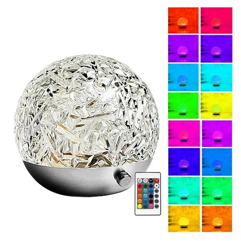 

Water Ripple Lamp LED Night Light Ocean Ripple Water Lamp Crystal Table Lamp Water Waves Projection Atmosphere Lamp Bedroom