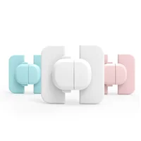 Serrures de réfrigérateur de sécurité pour enfants, serrures de réfrigérateur de sécurité pour enfants, serrure de porte de congélateur pour la maison, sécurité des enfants, français ou armoire à fichiers 3
