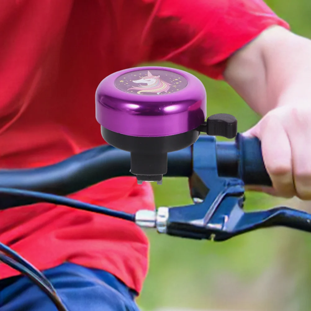 Bike Bell 2 Pcs for Kids Girls Unicorn Bicycle Biker Accessories Men Pp Scooter Adults bicycle bell bicycle accessories