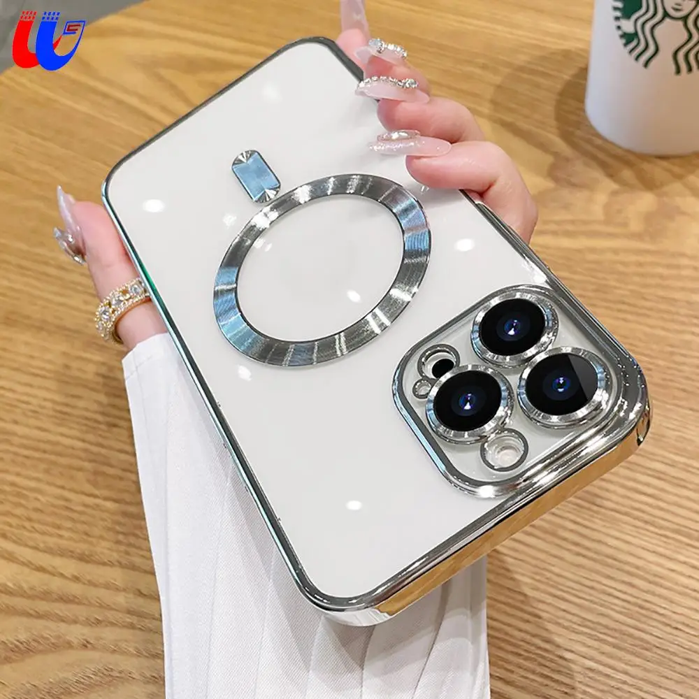 

Магнитный зарядный чехол Magsafe для IPhone 14 Pro Max, обшивка для Iphone14 Plus, Iphone 14 Pro, 5G 13, 12, 11 Pro Max, чехол