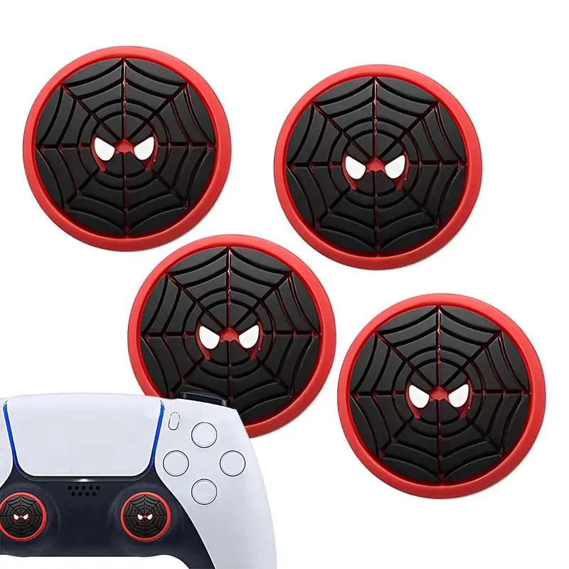 4Pcs Thumb StickCaps Cases Joystick GripCap Protector Case For PS5 PS4 XboxSwitch Pro Silicone ThumbstickCap Joystick Cover