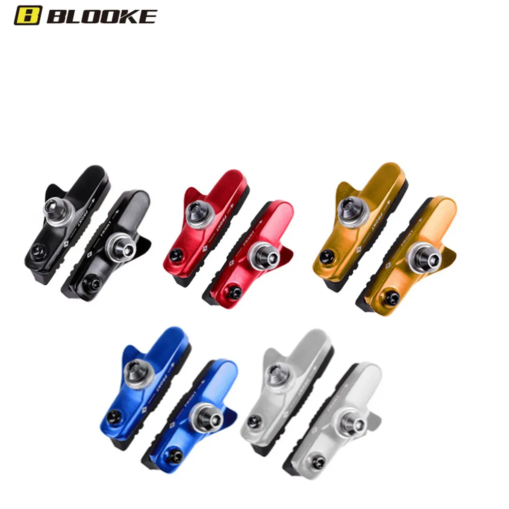 BLOKE Road Bike Sports Cycle Brake Caliper Shoe Pads Blocks C Brake 1 Pair Brake Pads Durable