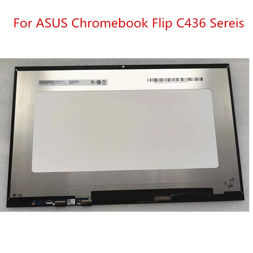 

Оригинальный 14-дюймовый светодиодный ЖК-экран для ASUS Chromebook Flip C436 с сенсорным дигитайзером, стекло в сборе 1920X1080 FHD