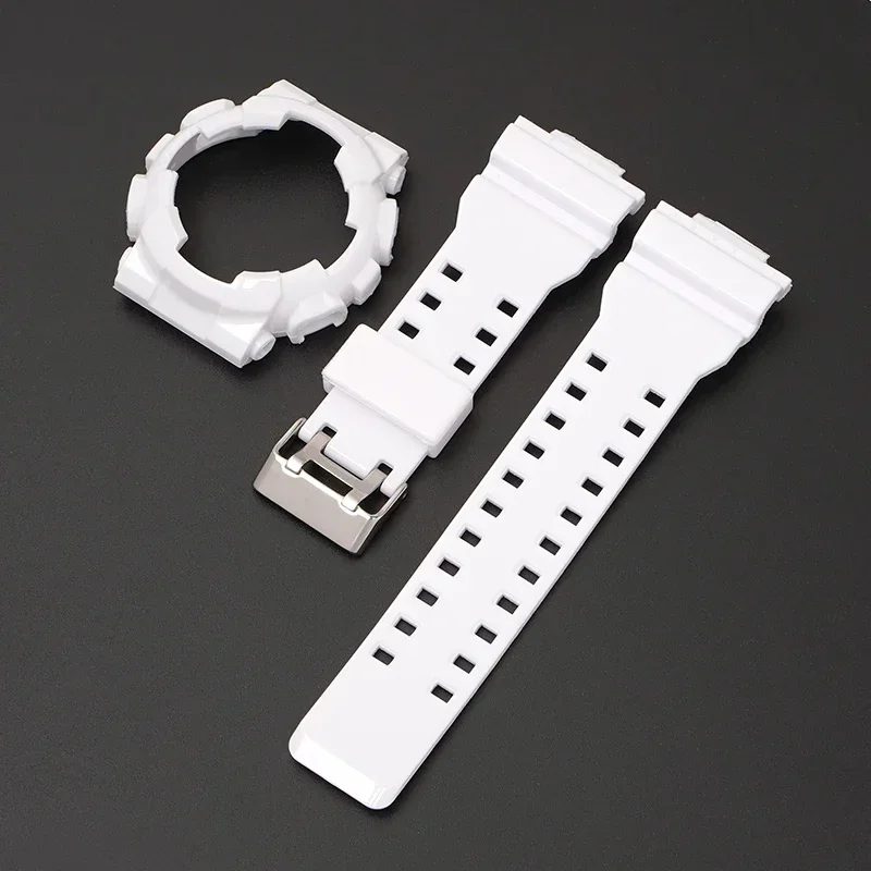 Replacement Resin Silicone Bezel Watch Band