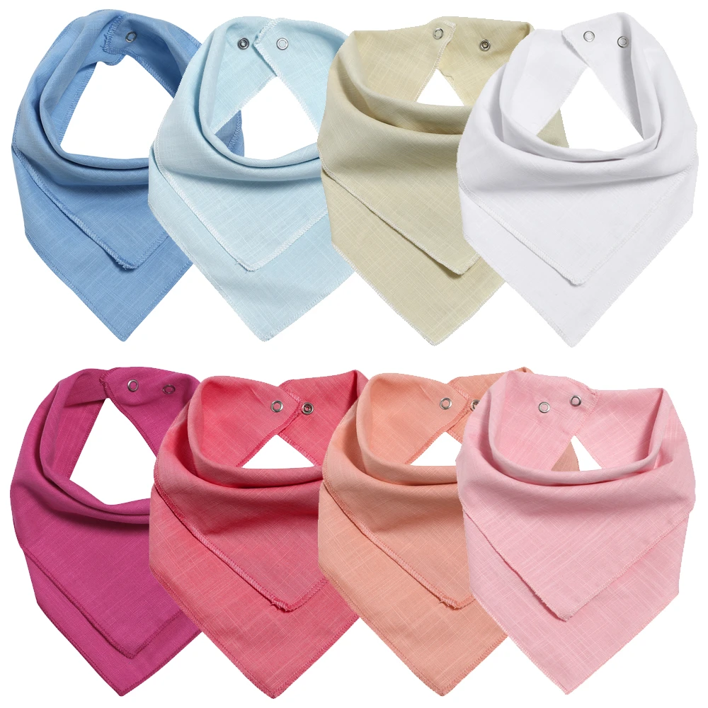 Baby Bandana Bibs 100% Cotton Bamboo Reversible Super Absorbent Drool Bibs Unsiex Baby Accessories Soft Toddler Triangle Scarf Baby Accessories cute	