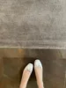 2023 Sweet Bowtie Shoes Woman Silk&Leather Patchwork Ballerinas Ladies Square Pig Nose Toe Mocasines Femmes Silver Flats Ballets 2