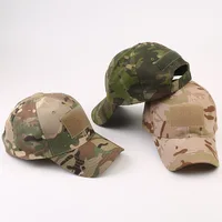 Outdoor camouflage baseball cap, tactical cap Velcro duckbill cap, summer sun hat hat  Sun Protection  Multifunction 2