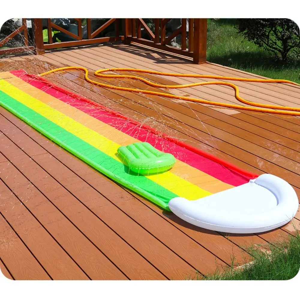 Triple Lane Slip Slides, 16 Feet Slip and Slide with Body Boards for Outside Garden Backyard, Outdoor Summer Water Lawn Slides T 2