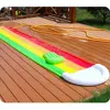 Triple Lane Slip Slides, 16 Feet Slip and Slide with Body Boards for Outside Garden Backyard, Outdoor Summer Water Lawn Slides T 2