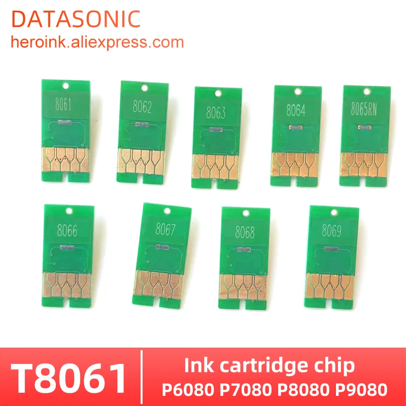 

Оригинальный чип чернильного картриджа T806A T806B для Epson SureColor P6080 P7080 P8080 P9080