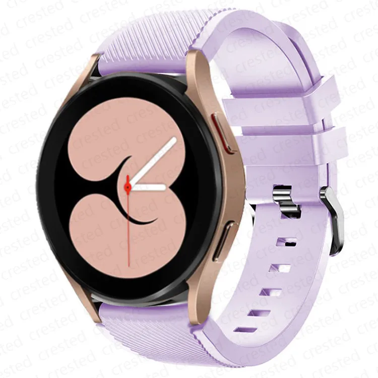 Universal Silicone Smartwatch Strap - 20mm/22mm Interchangeable Band