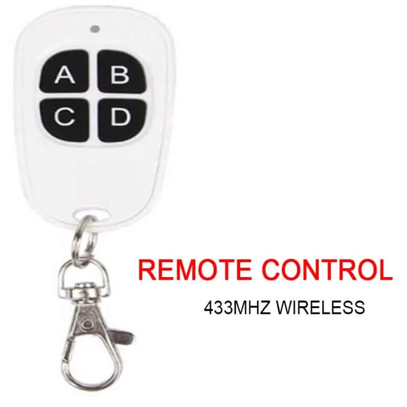 433 wireless transmitter fixed code kt28-4 4 key White 433Mhz Wireless remote control 1527 electric rolling shutter garage door |