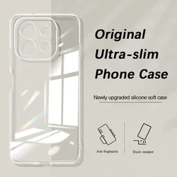 Custodia per telefono premium crystal clear resistente agli urti e anti-caduta