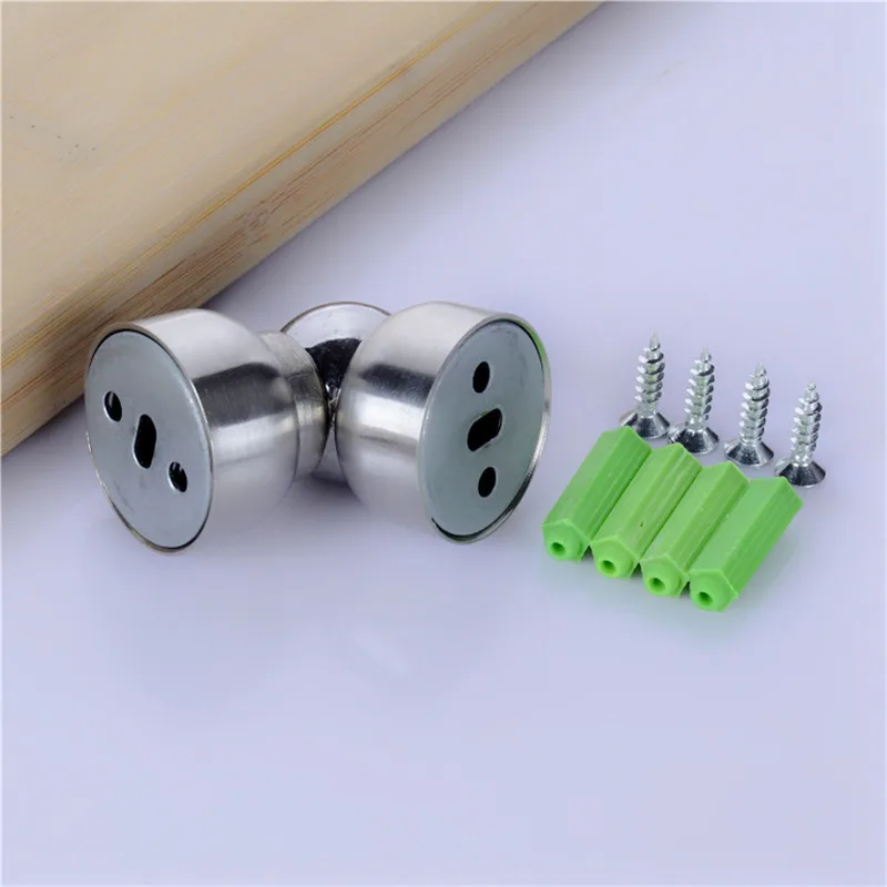 Door Stops 5.6cm Stainless Steel Ultra-short Magnetic Bathroom Bedroom Mini Stop with Screw Hardware