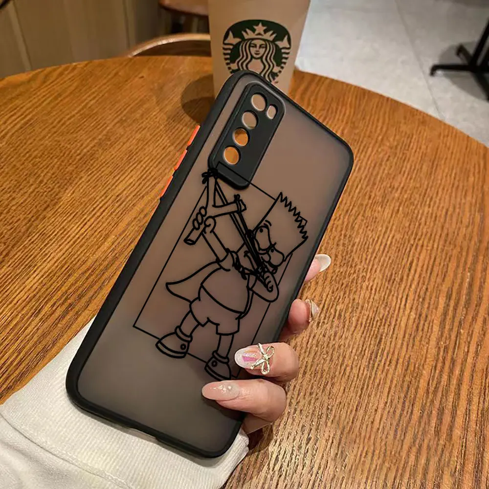 thumbnail image 1 of Matte Case for Huawei NOVA Y70 10 9 8SE 8 7SE 7I 7 6 5I 5 4 3I 4G 5G PC Case Funda Coque Capa Shell Cover Movie The S-Simpsons-S, 1 of 5