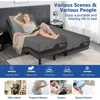 12 Inch Gel Memory Foam Medium-Firm Mattress in Box, Head/Foot Lift Sturdy Electric Smart Bed s Frame 4