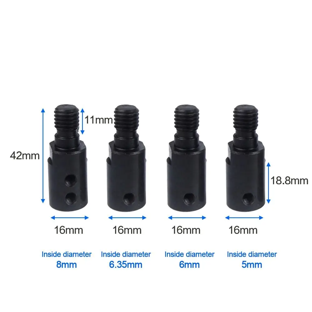5/6/8/10/12/14mm Coupler Coupling Tools Grinding Polishing Motor Shaft Adapter Connecting Rod Sleeve Saw Blade Adapter