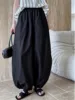 Oversized Bloomers 2025 New Summer Elegant Fashion Women Lantern Pants Casual Loose Breathable Cotton Wide Leg Pants 3