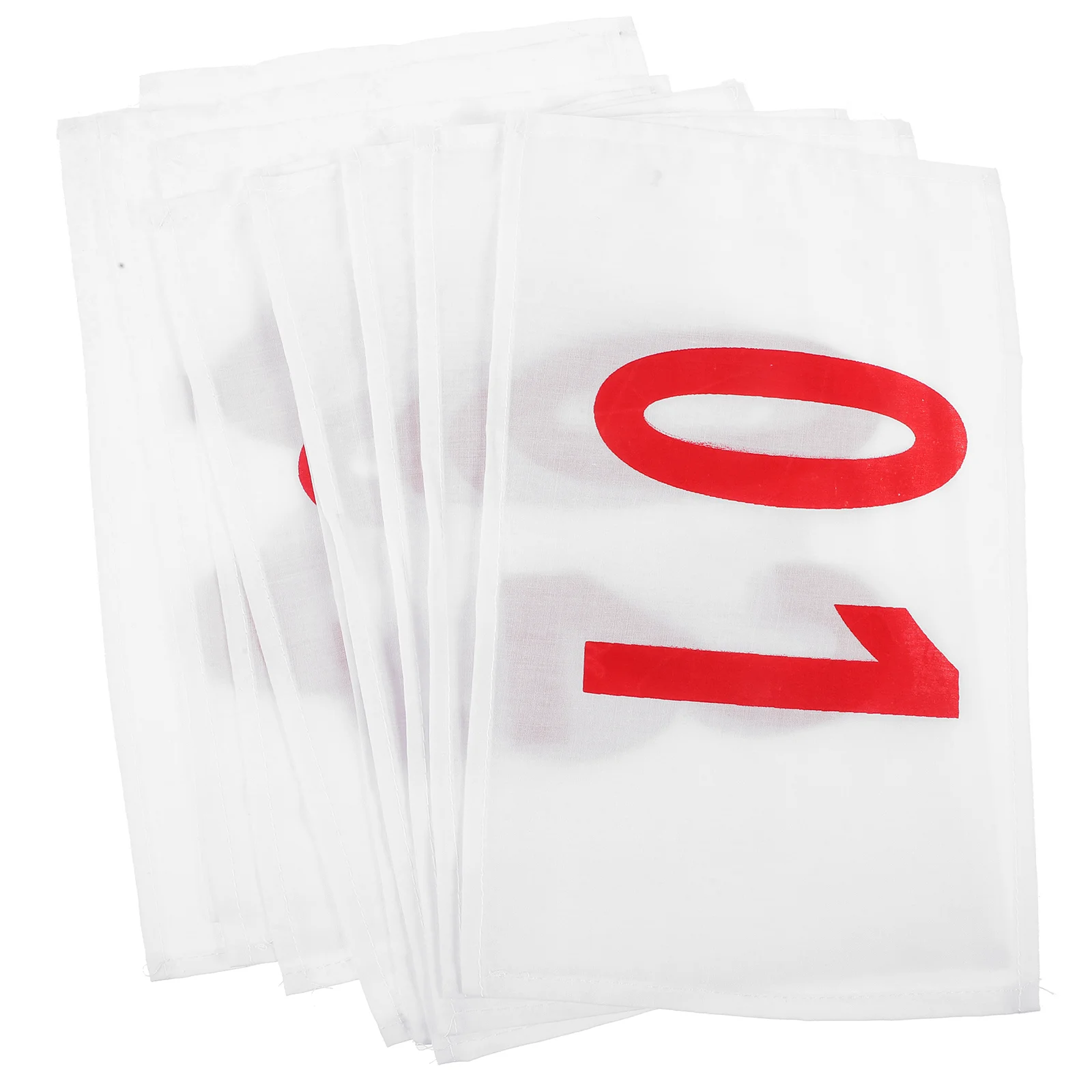 

10 Sheets Competition Sports Bibs Number Plate Acondicionador Race Numbers Running Polyester Cotton
