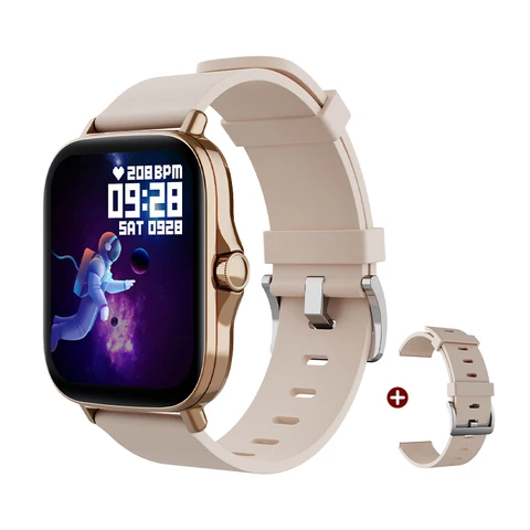 G17+ 1.69" Screen Smart Watch Women Real Blood Oxygen Monitor Men Fitness Tracker Bluetooth Sports Watches for Android iOS