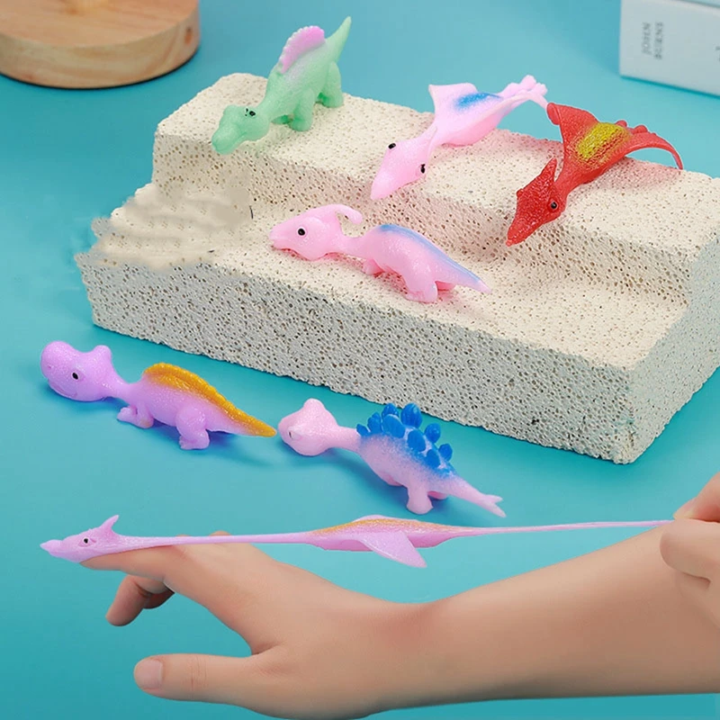 thumbnail image 2 of 30pcs Slingshot Dinosaur Finger Toys Sticky, Interesting 2 of 13
