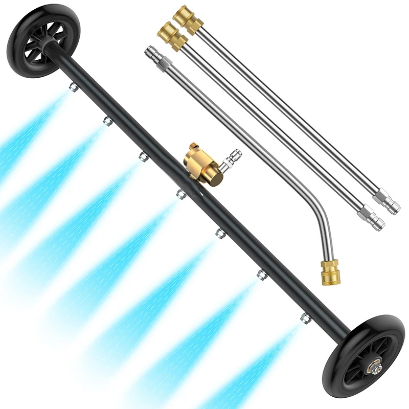 24PressureWasherUndercarriageSurfaceCleanerWaterBroomUnderCar