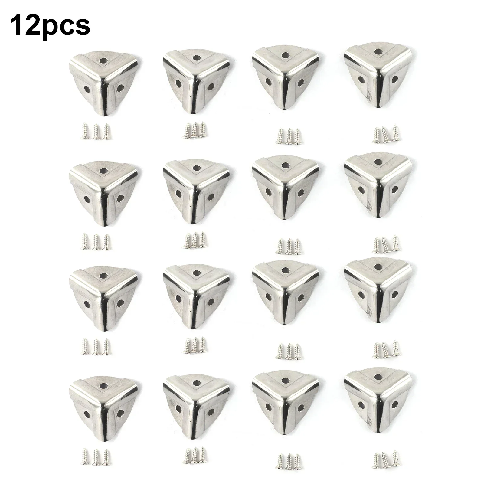 Furniture Corner Protector 4/8/12 Pieces Metal Box Corner Protector Wooden Box Corner Protector Furniture Decorative