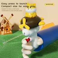 Mini Water Gun Toys Summer Children Paddle Toy Outdoor Beach Pool Parent-Child Interaction Water Gun Toy Baby Bath Amusement Toy 1