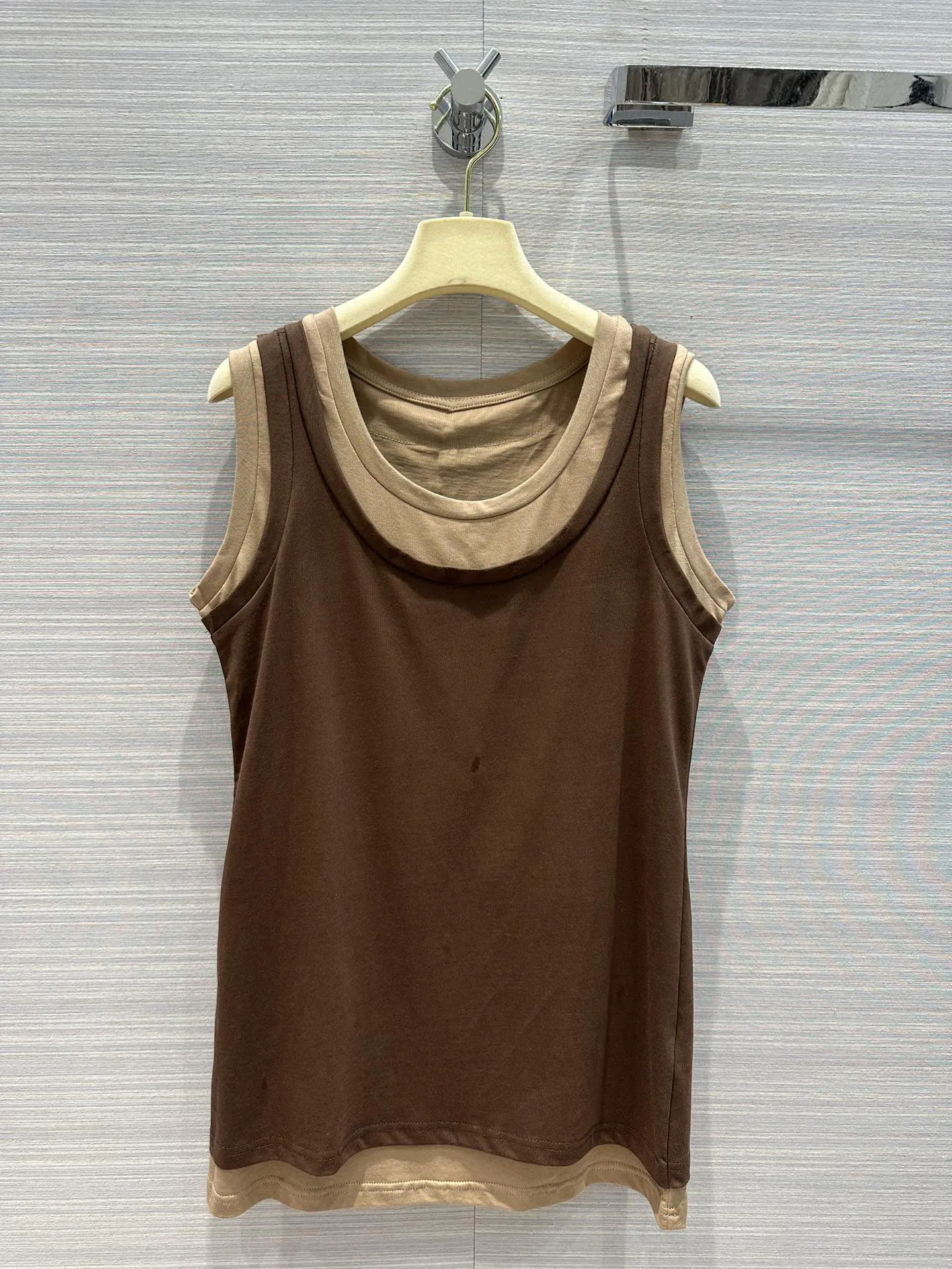 

Fake two-piece design undershirt casual fashion 2023 summer new 0517