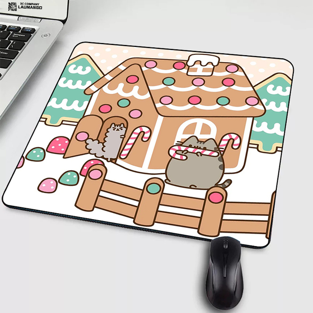 Cat Cartoon Mouse Pad Anime Mausepad PC Gamer Cabinet Tapis De Souris Varmilo Keyboard Gaming Accessories Laptop Mousepad