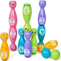 Baby Cartoon Bowling Set Education Toys For Kid Toddlers Number Learning Outdoor Sports Interactions Games Toy for Children Gift 1