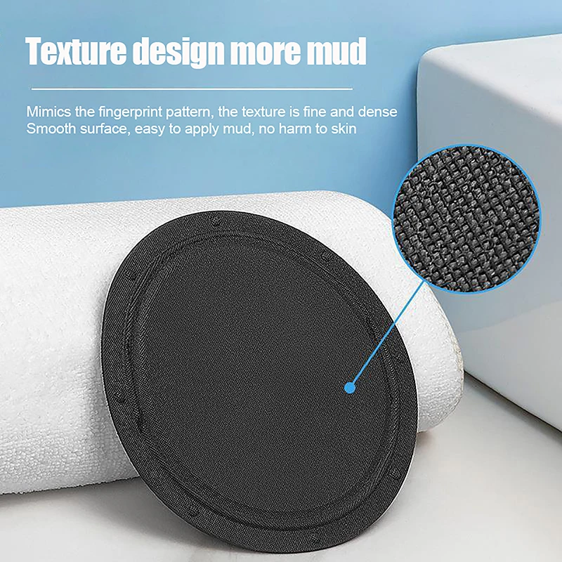 Black Body Exfoliating Bath Scrubbing Shower Brush Dead Skin Remover Bathing Tools Circular Painless Bath Towel PVA Material 3