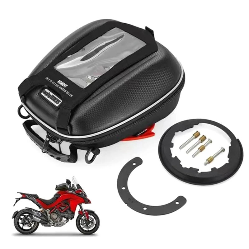 

Motorcycle Fuel Bag Mobile Phones Navigation Bag for Oil Reservoir Package J60F