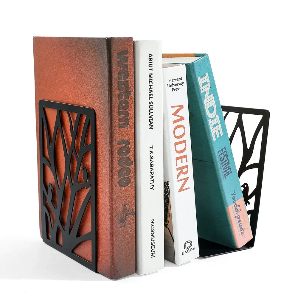 Bookend 새 가지 책상 거치대 선물, 책 다리미 선반, 사무실 스탠드, 집, 사랑 끝