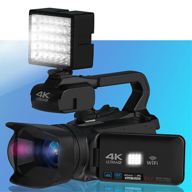 CMOS 1300  Camcorder 4K Ultra HD 64MP Streaming Camera 4.0