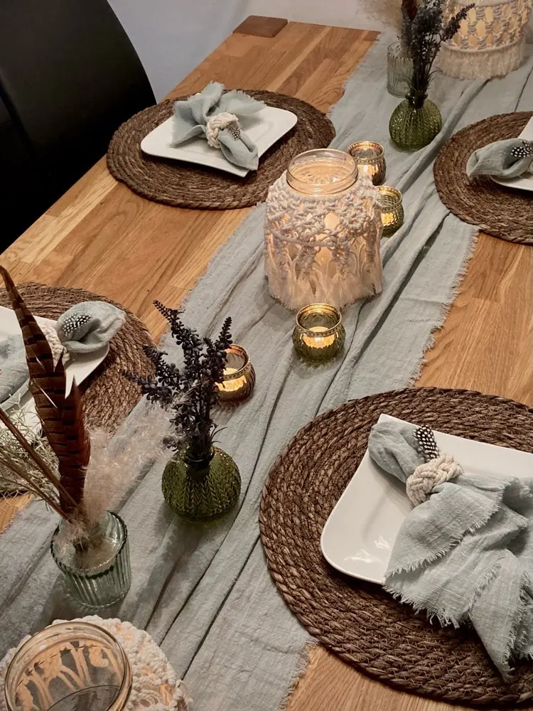Napkin Rings 6 Rustic Eucalyptus Wooden Napkin Rings Boho Leaf Wood Bead Farmhouse Napkin Ring Holder