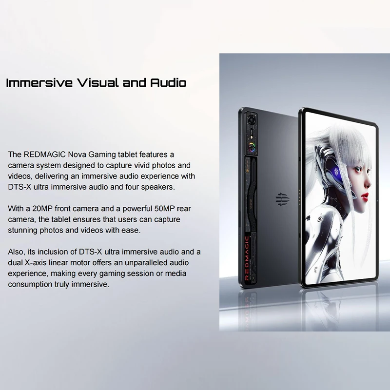 New Global version Redmagic Nova Gaming Tablet 10.9" Snapdragon 8 Gen 3 Leading Version 10100mAh 50MP include the Charger 3