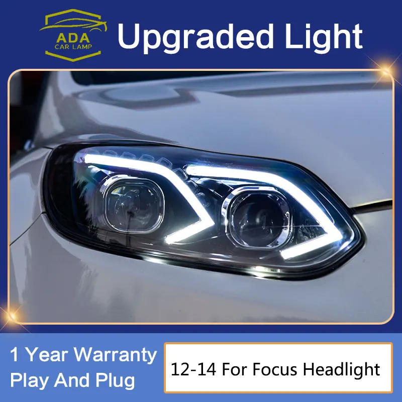 

Car Styling for Ford Focus LED Headlights 2012- 2014 Focus For BENZ Style LED Headlight LED DRL With Dynamic Turning Signal