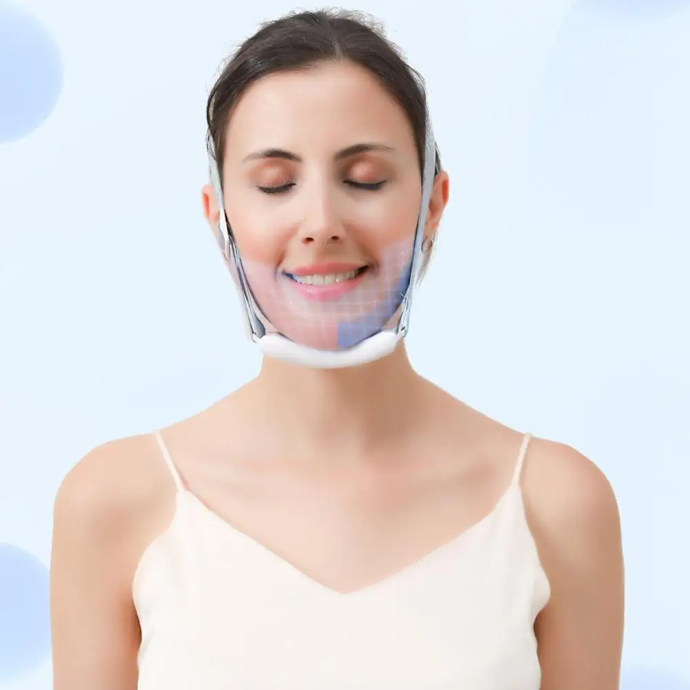 

EMS V-Face редуктор для двойного подбородка V-образный Массажер для лица, лифтинг для похудения V-Line, косметическое устройство для подтяжки микротока для подбородка лица Ремо Q5H1