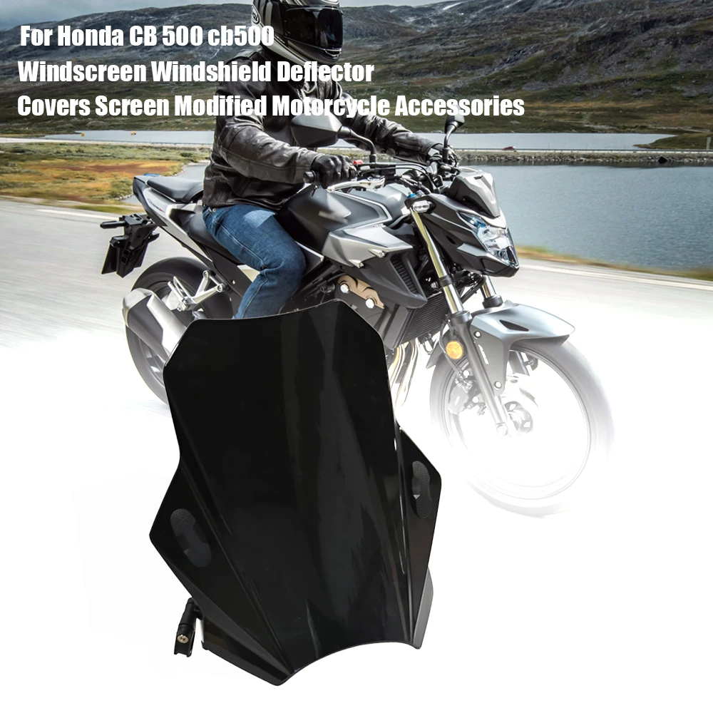 

For Honda CB 500 cb500 Windscreen Windshield Deflector Covers Screen Modified Motorcycle Accessories