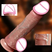 2-in-1 Super Realistischer Dildo Penis Schiebe Vorhaut Ejakulation Big Dick Penetration Anal Weibliche Masturbation Sexy Erwachsene Sex spielzeug but pluk dick sexy adult female sexy toi for men sexy shoppings sex toys 4