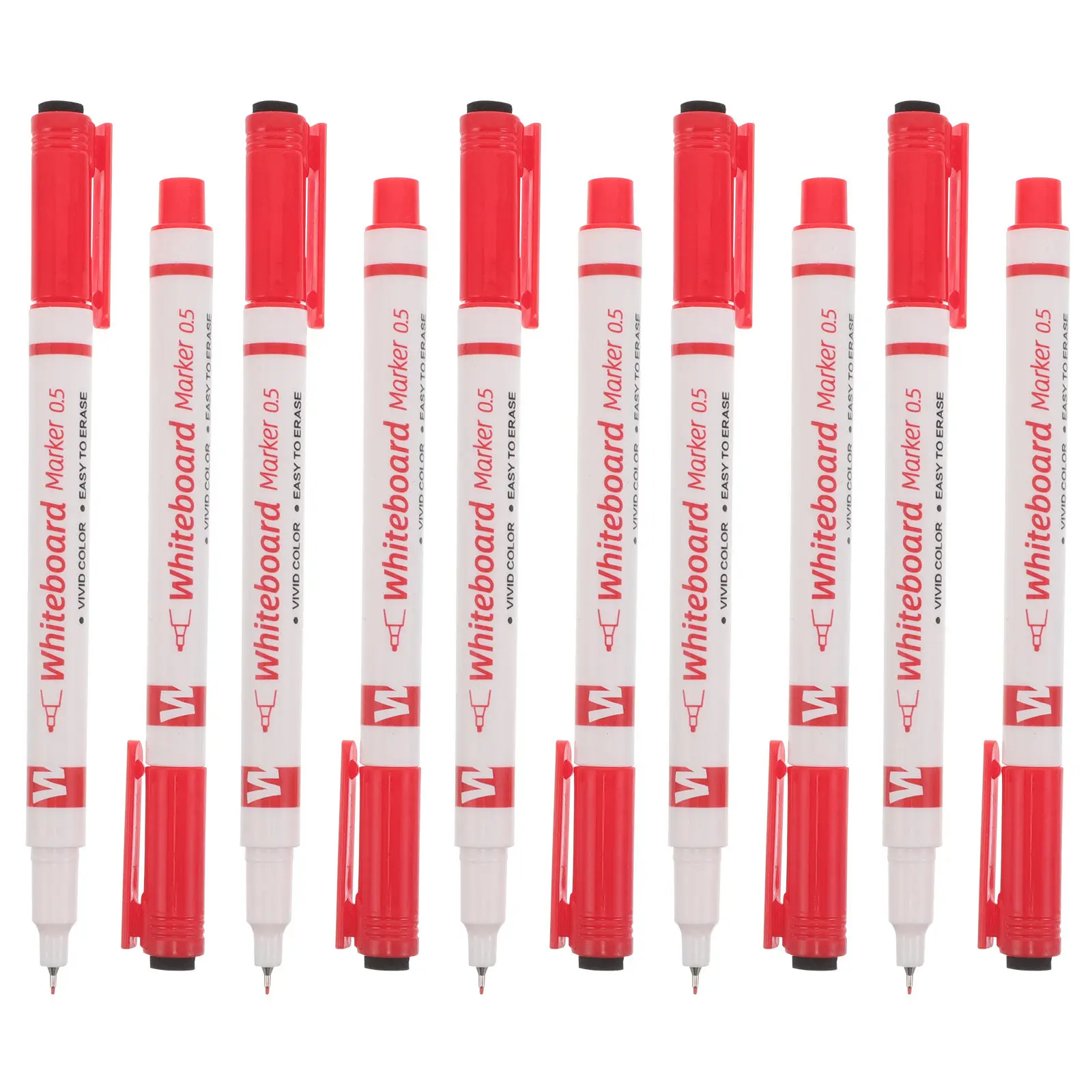 20Pcs 화이트보드 마커 초미세 팁 세척 가능 지울 수 있는 컬러 펜 교실 사무실 사용을 위한 빠른 건조 건식 지우기 마커