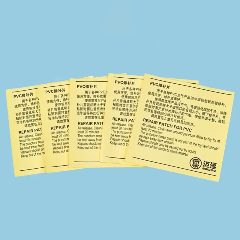 1/5/10Pcs Pvc Pool Repair Support Waterproof Iatable Boat Film Tenda Repair Refence Jacket Hovercraft Repair Patch Trasparente