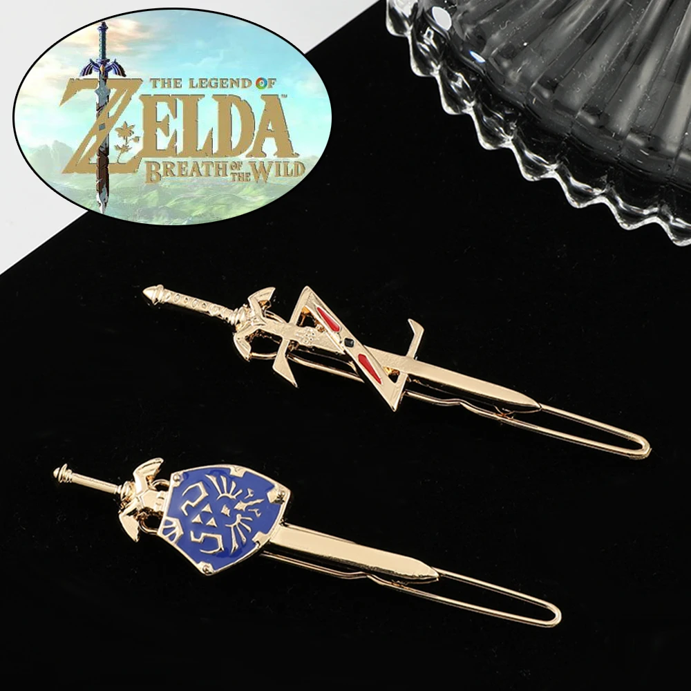 

Cartoon Game The Legend Hair Clip Weapons Collection Hairpin for Women Charms Jewelry Hair Accessories Toy Gift
