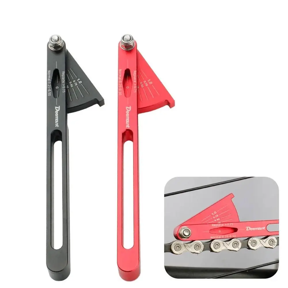 

Bike Chain Wear Stretch Measurement Tool Alloy Bicycle Repair Tool Chain Wear Tear Checker